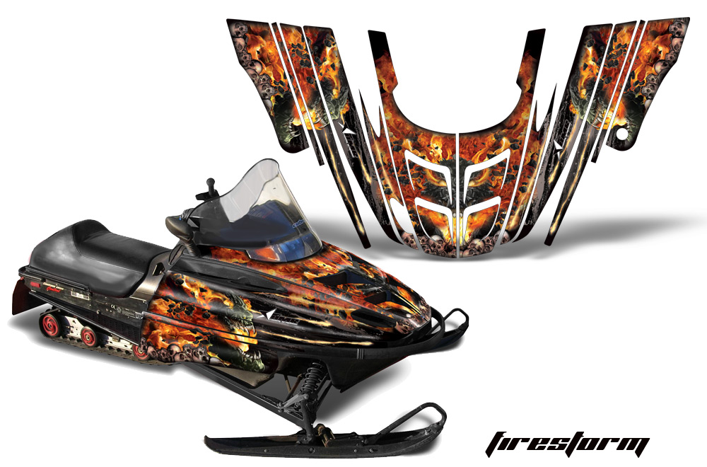 Polaris XC 700 Gen 2 II 99-03 Graphics Kit Wrap FS B